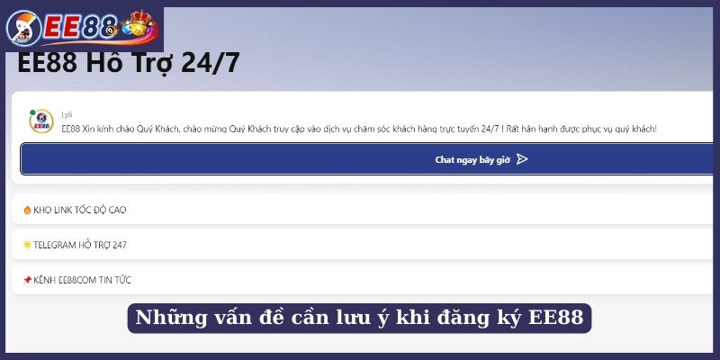 Những vấn đề cần lưu ý khi đăng ký EE88