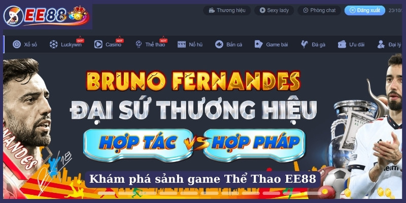 Khám phá sảnh game Thể Thao EE88